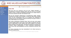 Desktop Screenshot of khdvalvesautomation.com